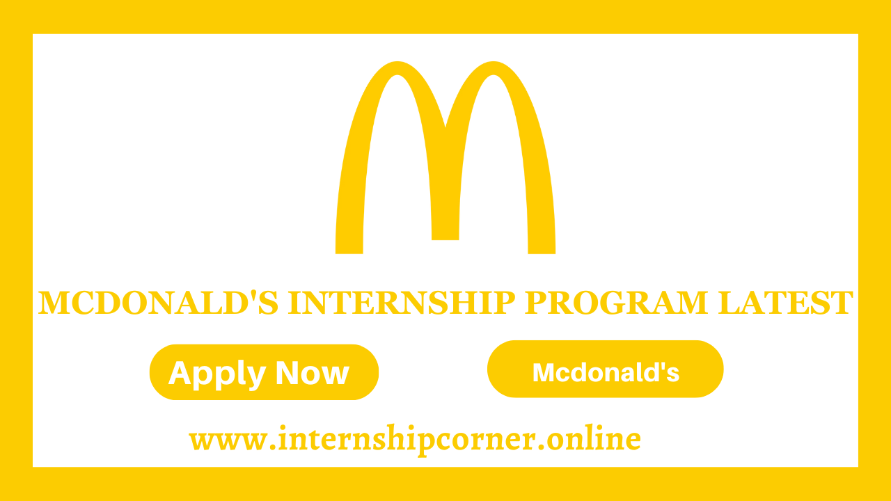 Mcdonald's Internship Program