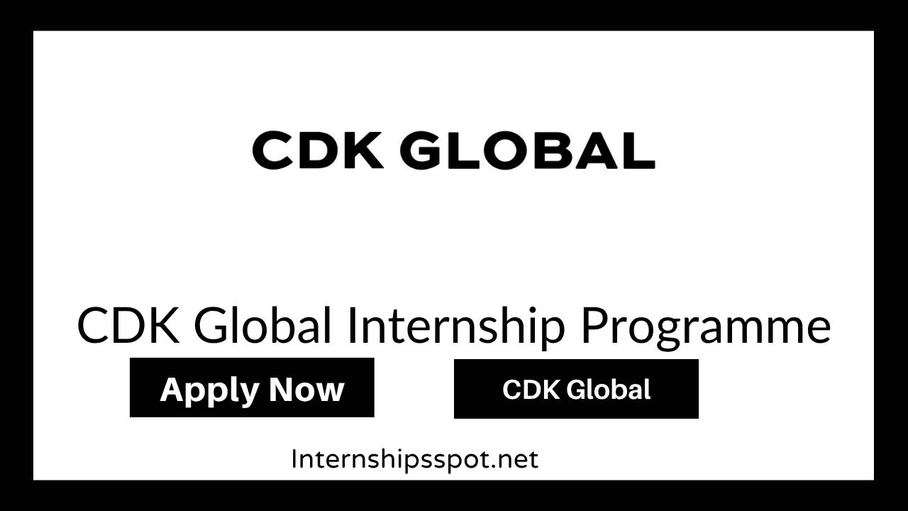 CDK Global Internship Programme